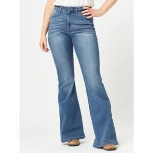 KanCan Women's‎ Size 9/28 Medium Wash High Rise Flare Western  Jeans